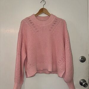 La Ligne Soft Pink Turtleneck Sweater